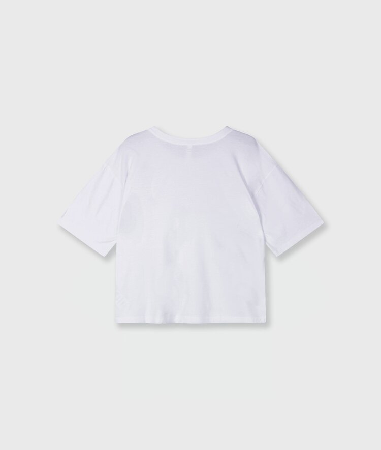 10DAYS Short sleeve tee curly 10 white 10Days