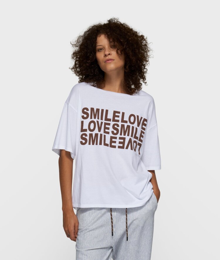 10DAYS Smile love tee white 10Days