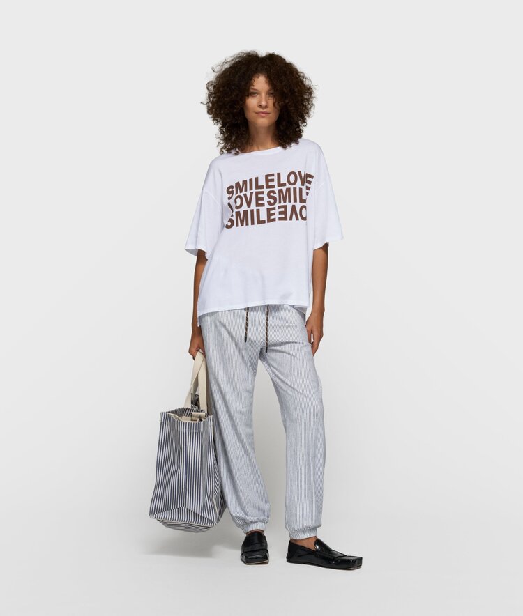 10DAYS Smile love tee white 10Days