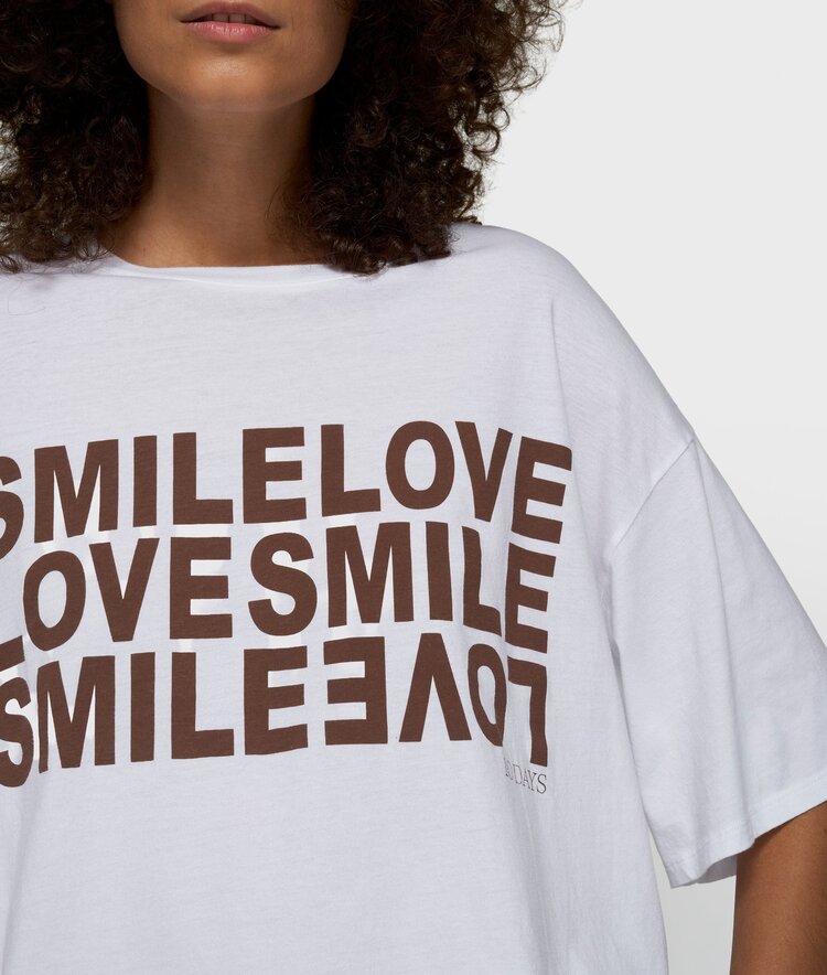 10DAYS Smile love tee white 10Days
