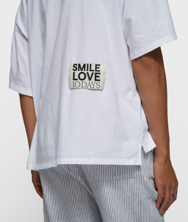 10DAYS Smile love tee white 10Days