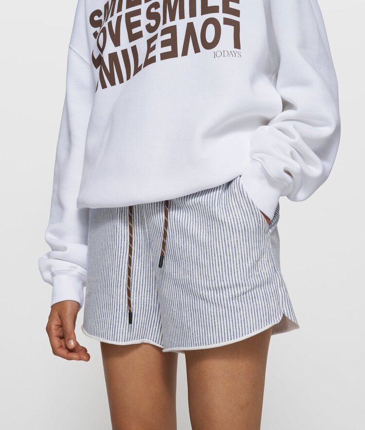 10DAYS Statement sweater smile white 10Days