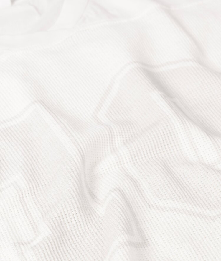 10DAYS Mesh baseball tee ecru 10Days