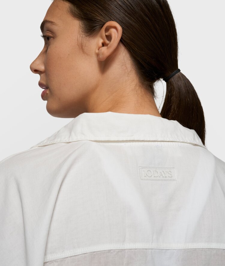 10DAYS Oversized blouse jacket ecru 10Days