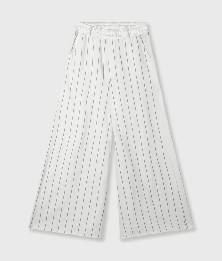 10DAYS Wide jogger pinstripe ecru 10Days