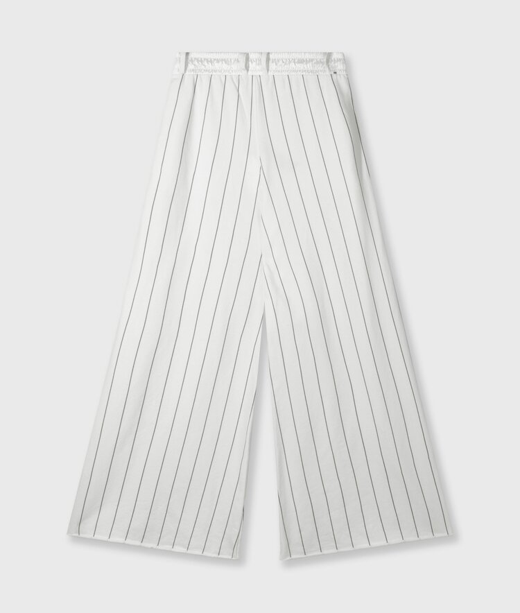 10DAYS Wide jogger pinstripe ecru 10Days