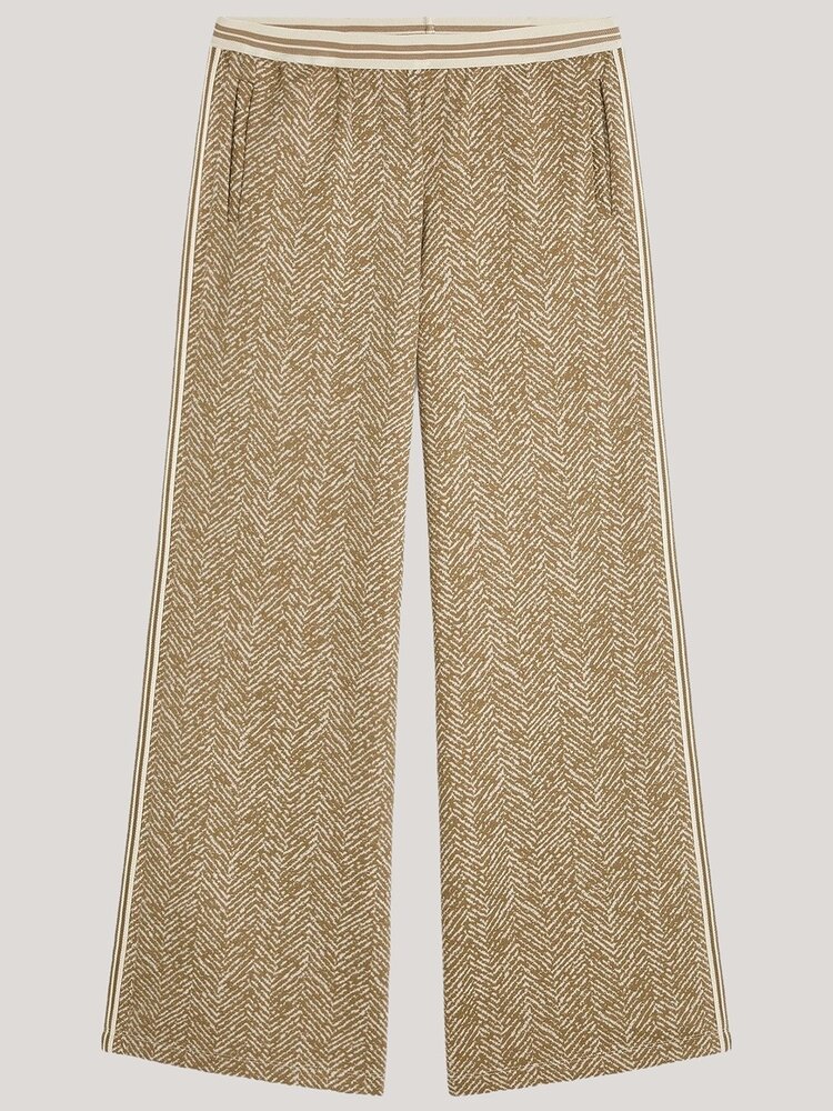Summum Woman Trousers herringbone khaki Summum Woman