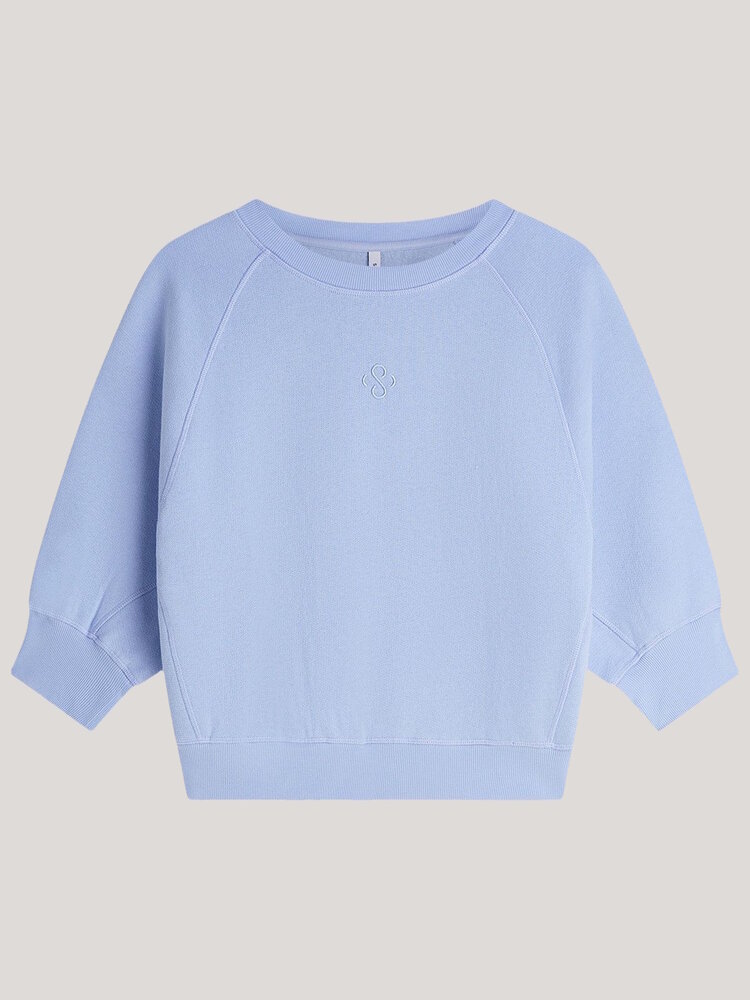 Summum Woman Jersey fade-out sweat soft blue Summum Woman