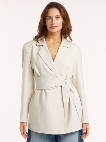 Circle Of Trust Danae blazer white smoke