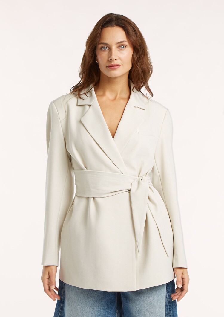Circle Of Trust Danae blazer white smoke Circle of Trust