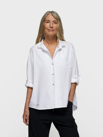 10DAYS The pique shirt white