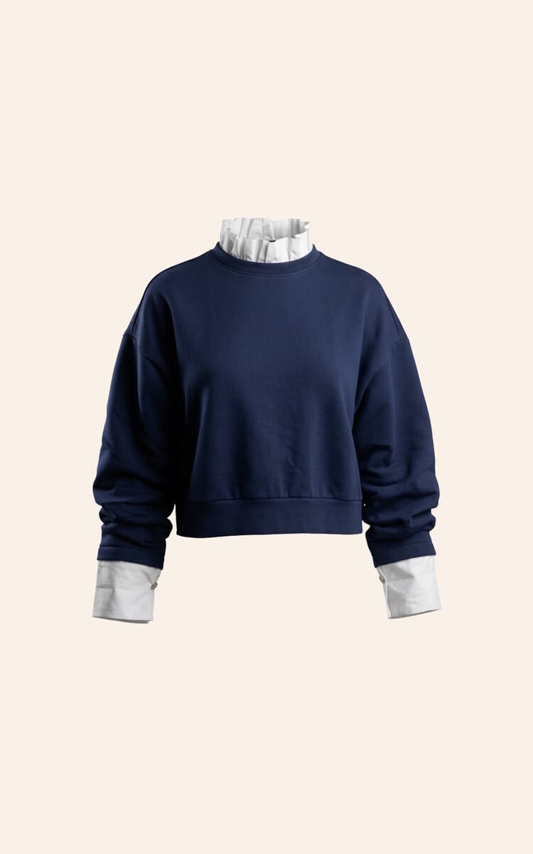 Aímée the label ElanS6 sweater marine Aimee the Label