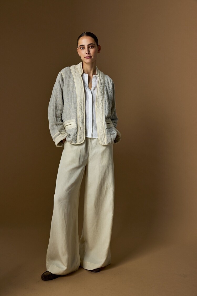 JcSophie Leaf trousers light sand JcSophie