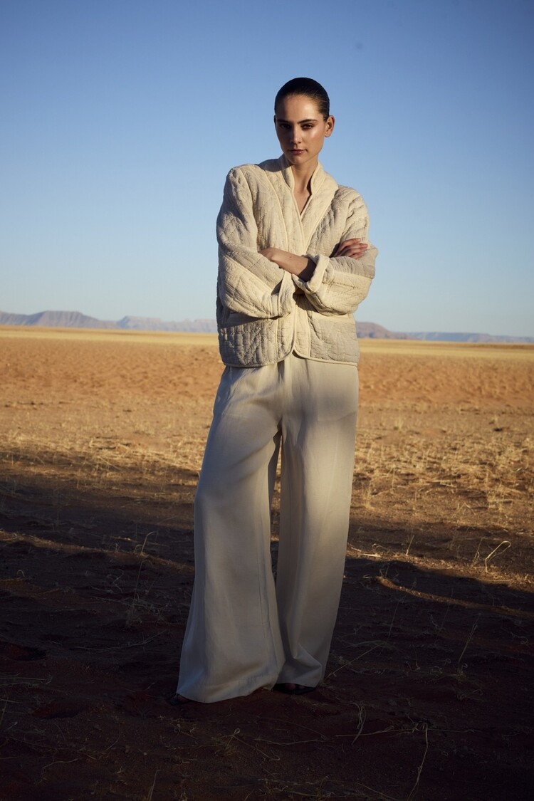 JcSophie Leaf trousers light sand JcSophie