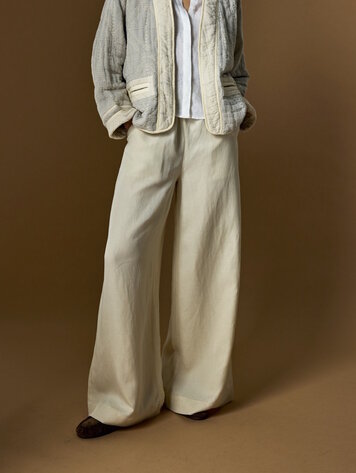 JcSophie Leaf trousers light sand