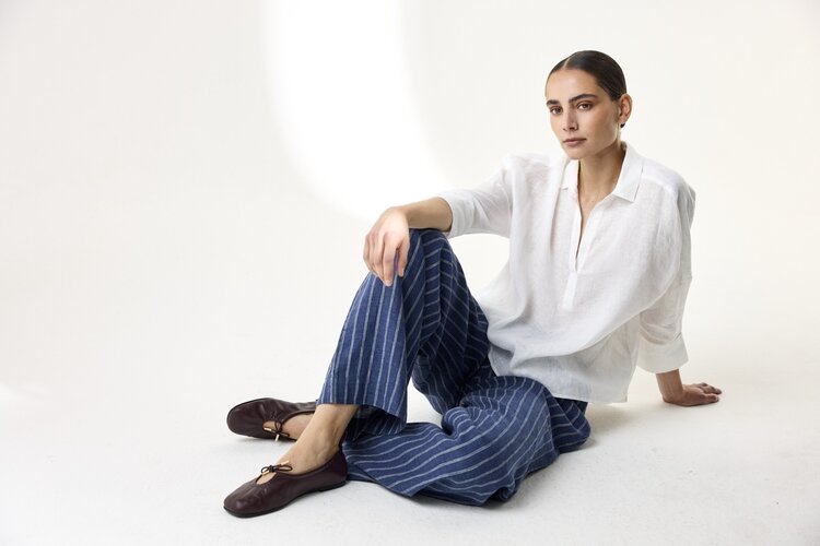 JcSophie Lecce trousers blue stripes JcSophie