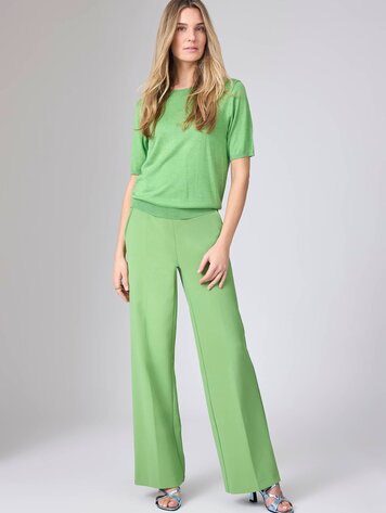 Corel Amsterdam Lily uni wide sport jade green