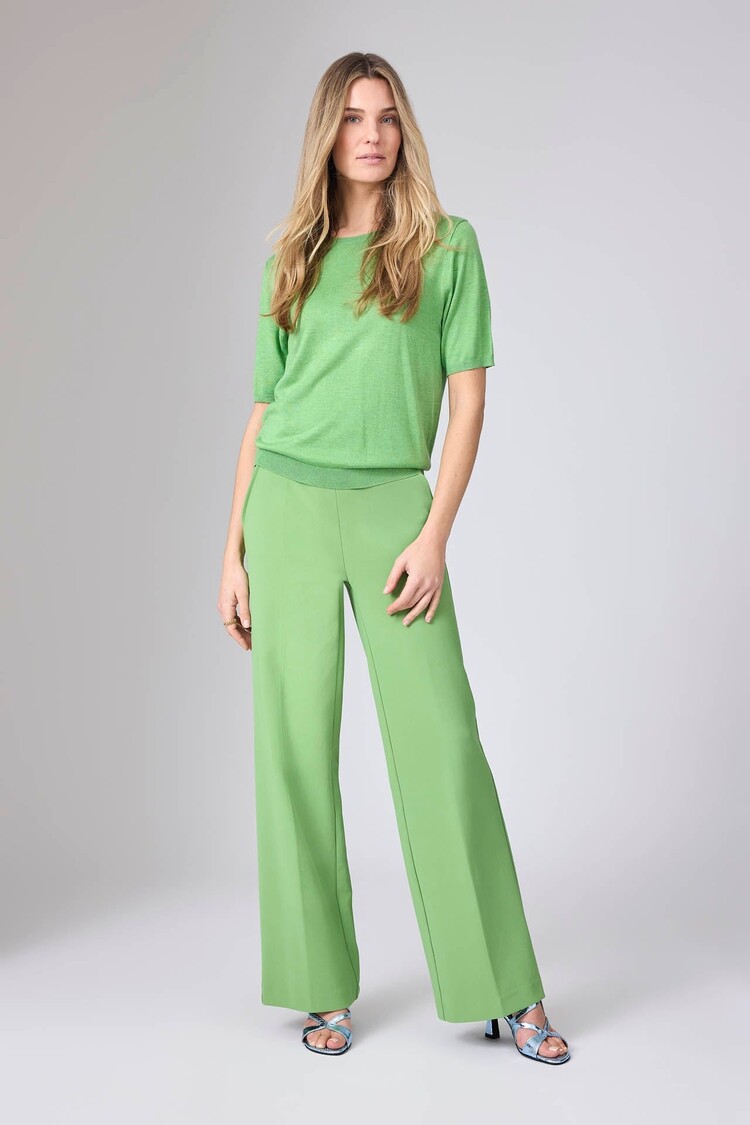 Corel Amsterdam Lily uni wide sport jade green Corel