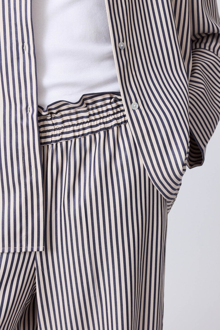 Corel Amsterdam Jaclynn pants stripe midnight blue Corel