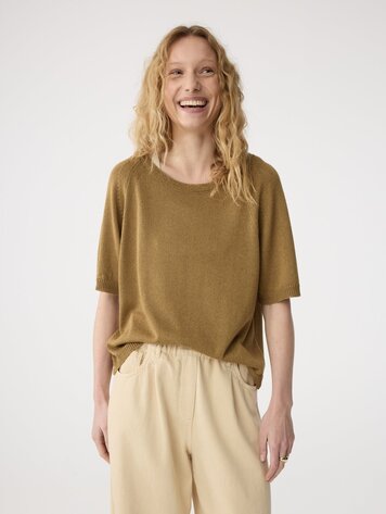 Knit-ted Felice pullover bronze