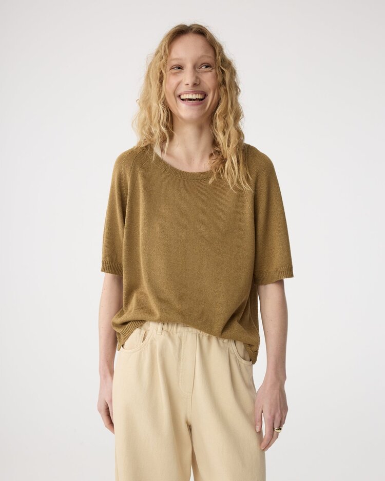 Knit-ted Felice pullover bronze Knit-ted