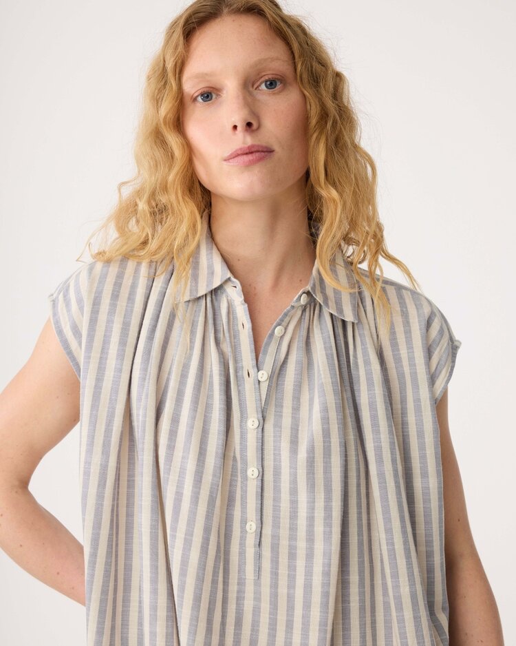 Knit-ted Rose blouse blue Knit-ted