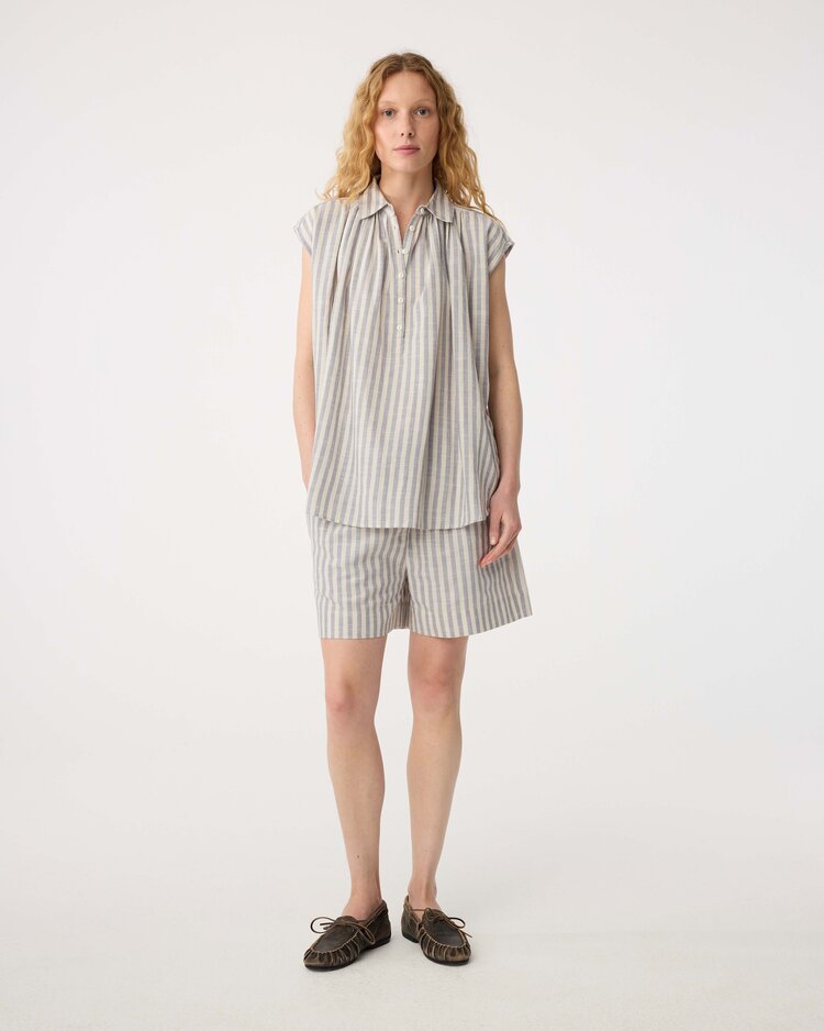 Knit-ted Rose blouse blue Knit-ted