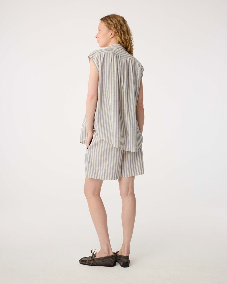 Knit-ted Rose blouse blue Knit-ted