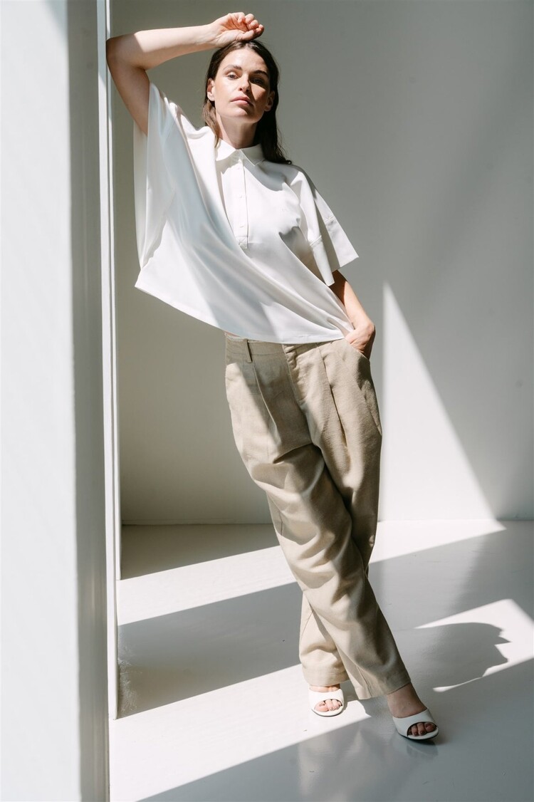 Aímée the label MieeilleS6 blouse off-white Aimee the Label