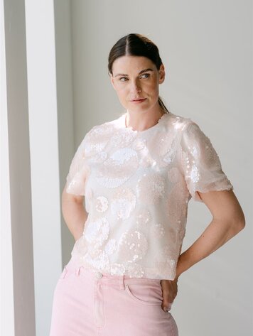 Aímée the label TuluS6 top pink