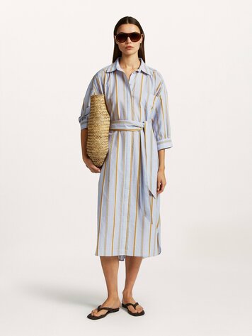 Beaumont India dress heavenly blue