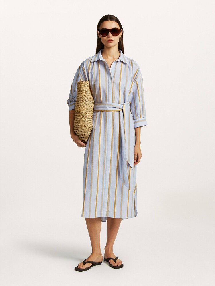 Beaumont India dress heavenly blue Beaumont