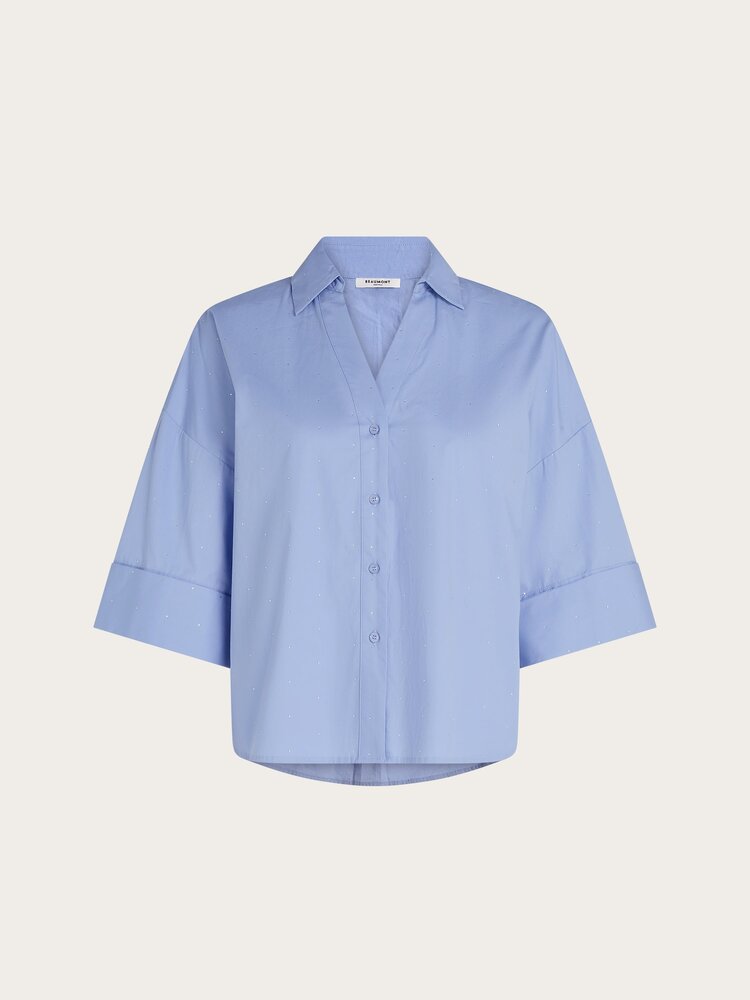 Beaumont Ezra blouse heavenly blue Beaumont