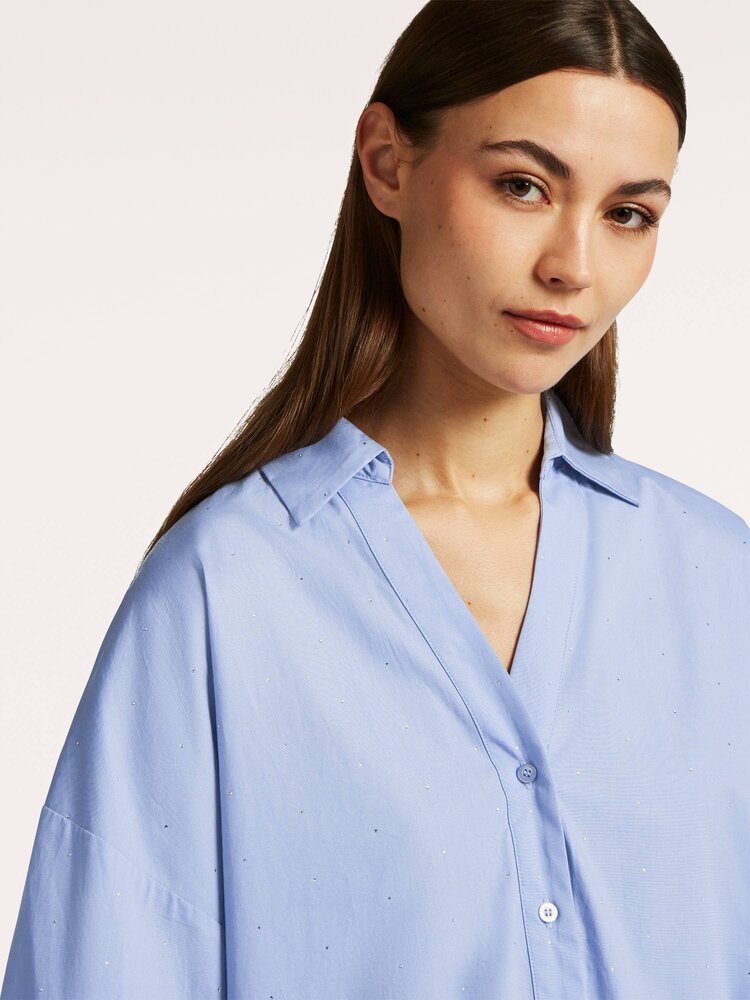 Beaumont Ezra blouse heavenly blue Beaumont