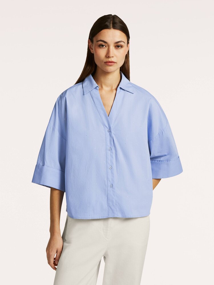Beaumont Ezra blouse heavenly blue Beaumont