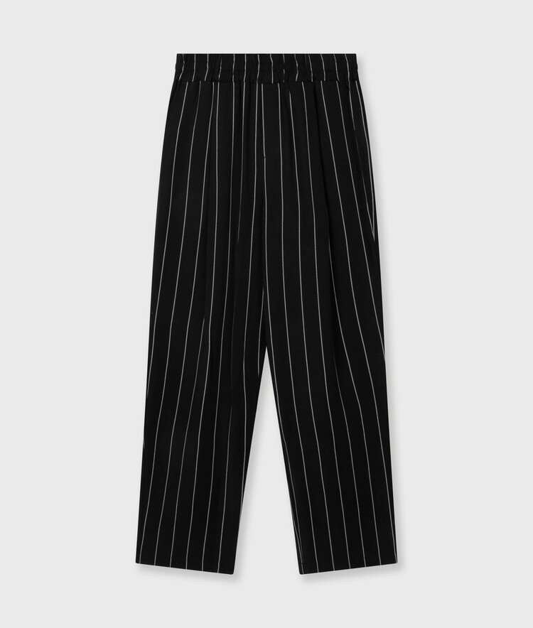 10DAYS Flowy pants pinstripe black 10Days