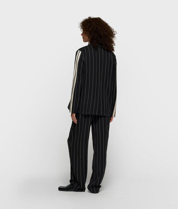 10DAYS Flowy pants pinstripe black 10Days