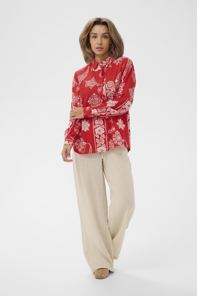 Cream CRGianna blouse red ethnic print Cream