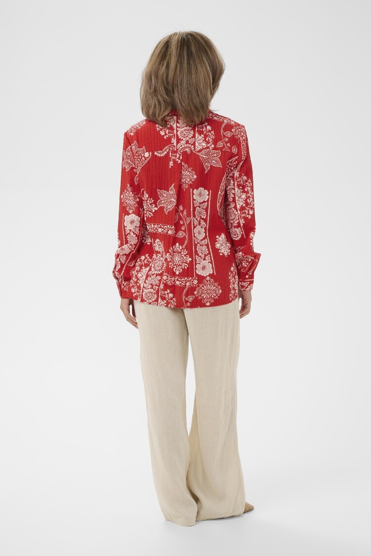 Cream CRGianna blouse red ethnic print Cream