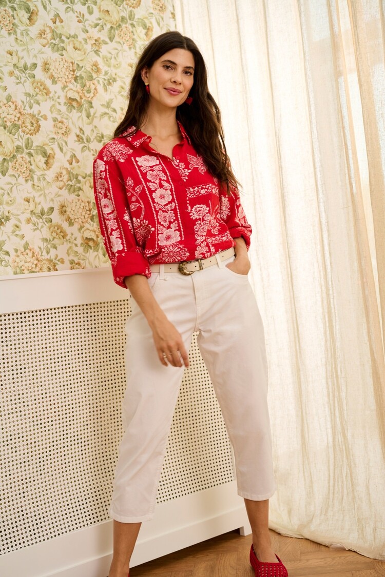 Cream CRGianna blouse red ethnic print Cream