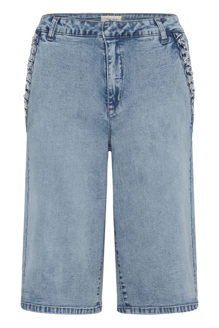 Cream CRVisti bermuda shorts duncan medium blue denim Cream