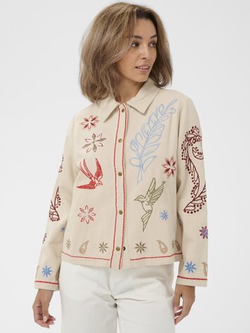 Cream Rosetta jacket perfectly pale nature