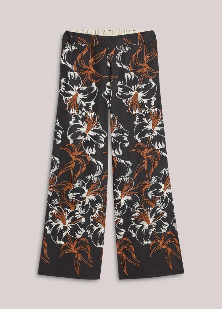 Summum Woman Trousers embroidered black Summum Woman