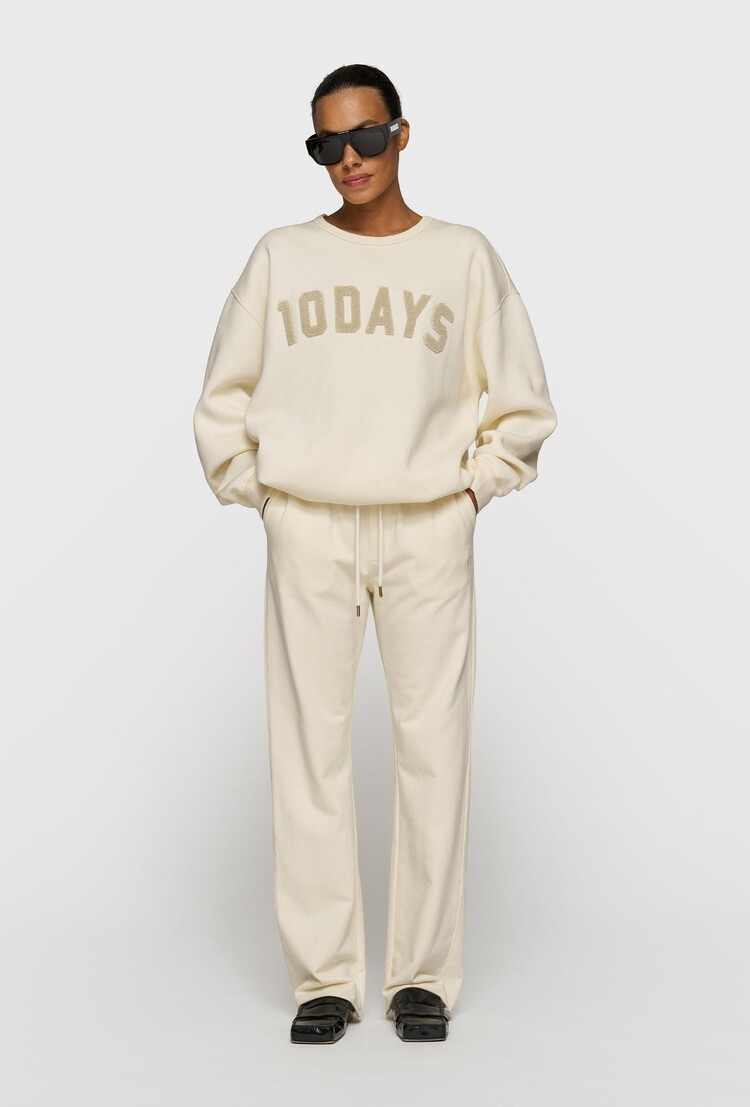 10DAYS Straight jogger soft vanilla 10Days