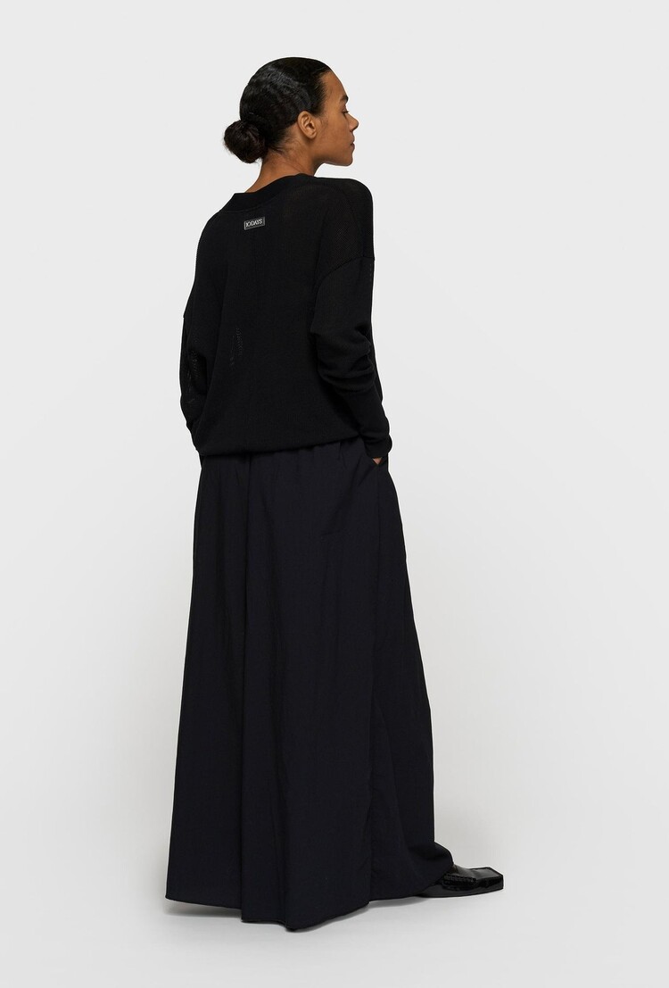 10DAYS V-neck cardigan mesh black 10Days