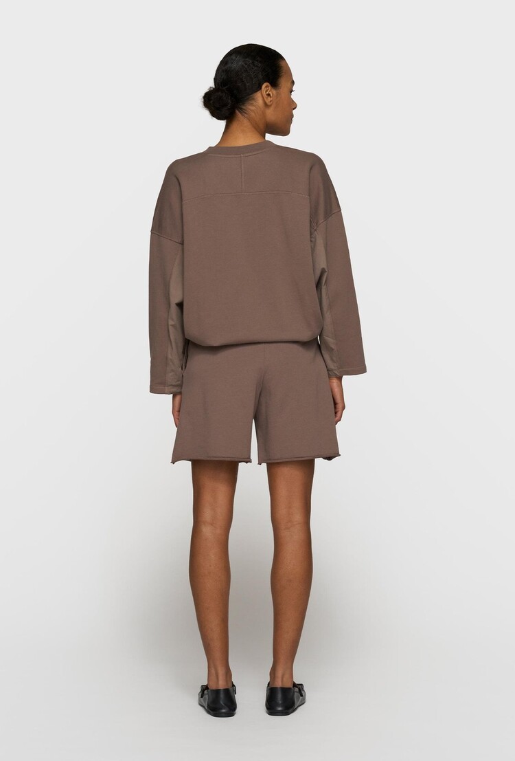 10DAYS Sweater v-neck fleece moonrock 10Days