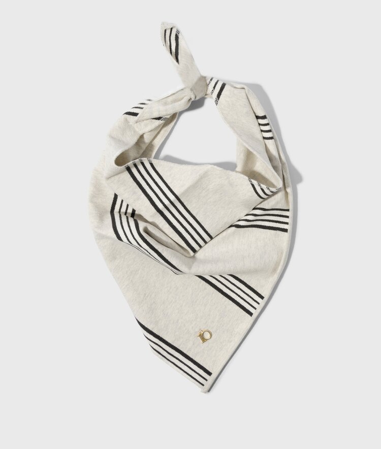 10DAYS Bandana stripes soft white melee10Days