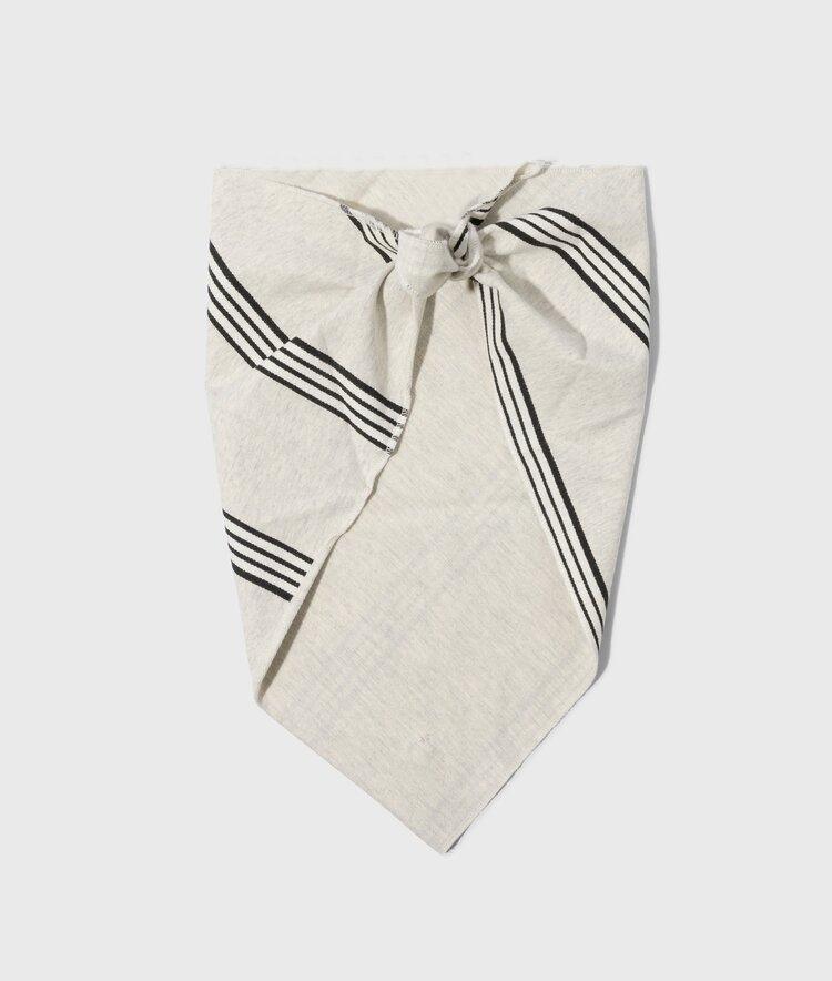 10DAYS Bandana stripes soft white melee10Days