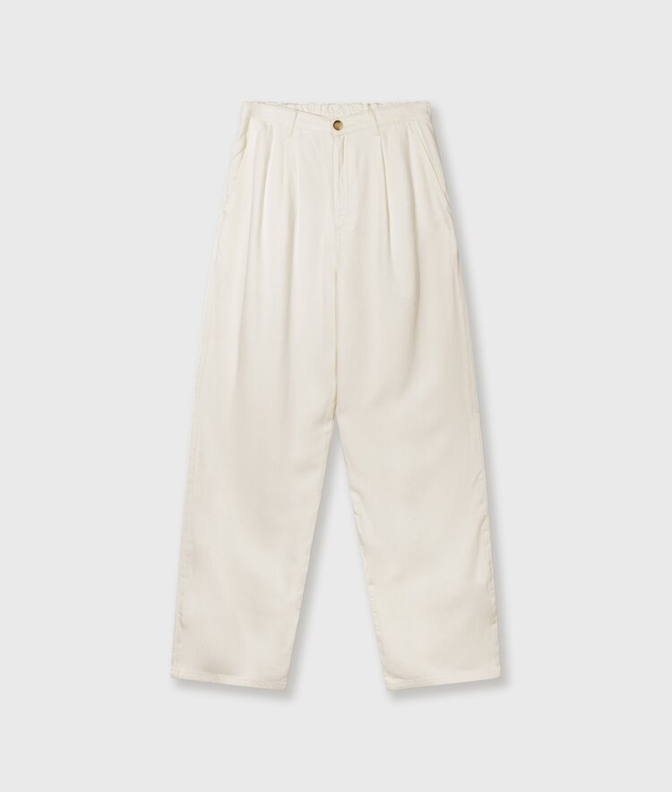 10DAYS Soft twill pants ecru 10Days
