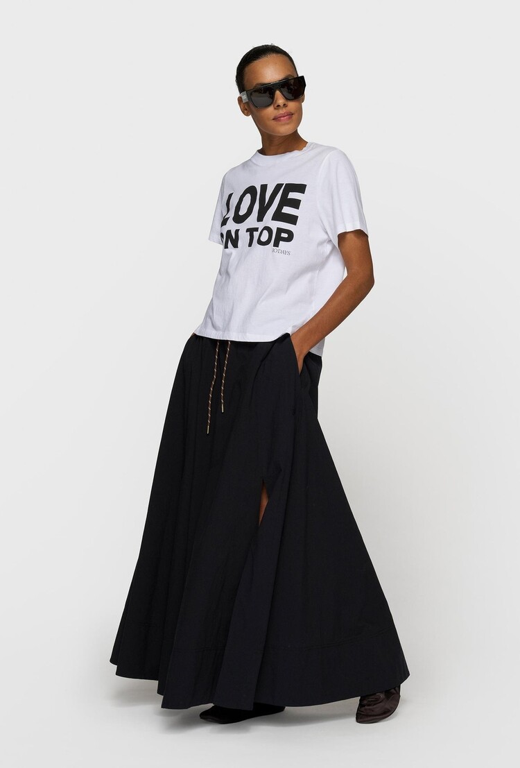 10DAYS Skirt poplin black 10Days